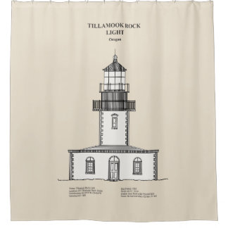 Tillamook Rock Lighthouse - Oregon - SBD Duschvorhang