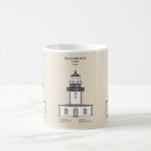 Tillamook Rock Lighthouse - Oregon - SBD Kaffeetasse (Mittel)