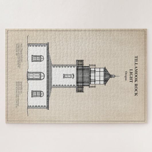 Tillamook Rock Lighthouse - Oregon - SBD Puzzle (Horizontal)