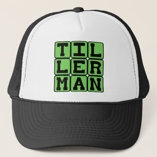 Tillerman, Boat Steerer Truckerkappe (Vorderseite)