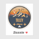 Tilley, Alberta Aufkleber (Blatt)