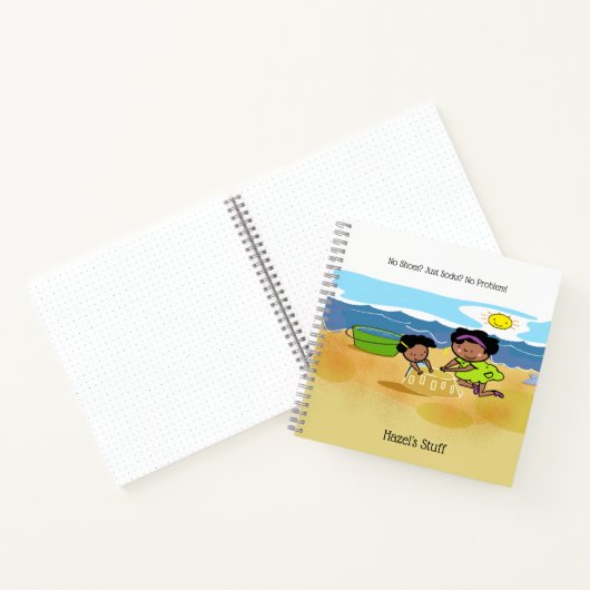 Tillie Tuppet Spiral Notebook für Sommerzeit Spaß Notizblock (Innenseite)