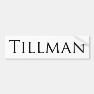 Tillman Autoaufkleber