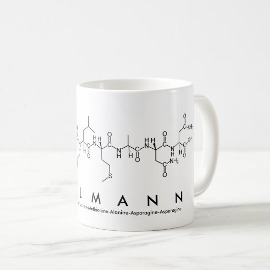 Tillmann Peptidname Tasse (VorderseiteRechts)