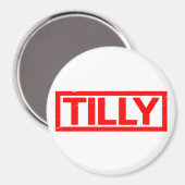 Tilly Briefmarke Magnet (Vorderseite/Rückseite)