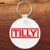 Tilly Briefmarke Schlüsselanhänger (Vorderseite)
