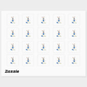 Tilly Bunny Quadratisches Aufkleber (Blatt)
