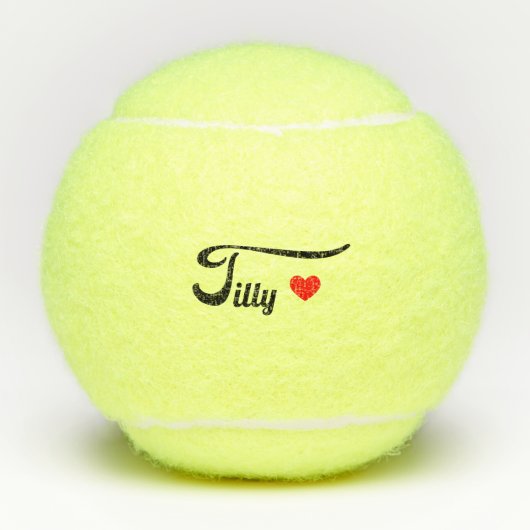 Tilly Tennisbälle (Vorderseite)