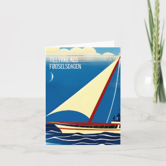 Tillykke med fødselsdagen, dänischer Geburtstag Karte