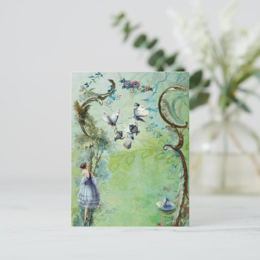 Tilly's Tea Time Postcards Postkarte (Stehend Vorderseite)