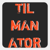 Tilmanometer Sticker 3 (Vorderseite)
