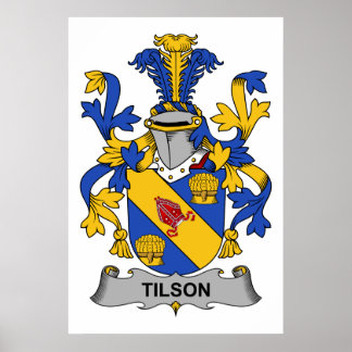 Tilson Familienwappen Poster