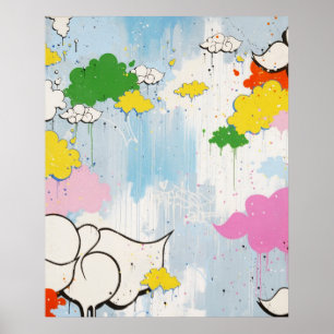 Tilt "Cloudy Names" Print Poster