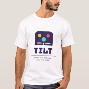 Tilt Retro-Arcade-Flipper-Spieler Klassisches T-Sh T-Shirt