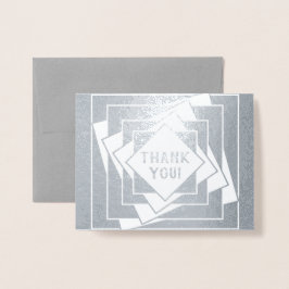 Tilted Boxes Vielen Dank Folienkarte