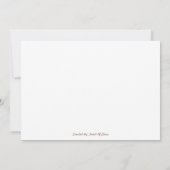 Tilted Cake Überraschung Geburtstag Einladung (Rückseite)