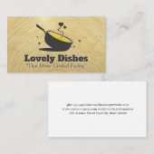 Tilted Cooked Pan | Culinary | Restaurant Visitenkarte (Vorne/Hinten)