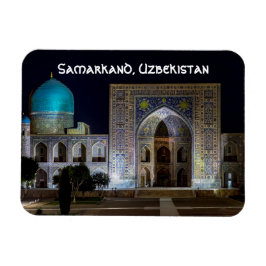 Tilya-Kori Madrasah am Registan-Platz - Samarkand Magnet