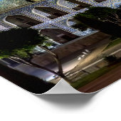 Tilya-Kori Madrasah am Registan-Platz - Samarkand Poster (Ecke)