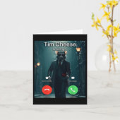 Tim Cheese Meme Karte (Gelbe Blume)