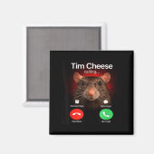 Tim Cheese ruft lustigen Gen Z-Brainrot-Meme an Magnet (Vorderseite/Rückseite)