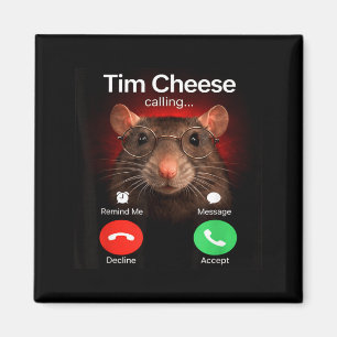 Tim Cheese ruft lustigen Gen Z-Brainrot-Meme an Magnet