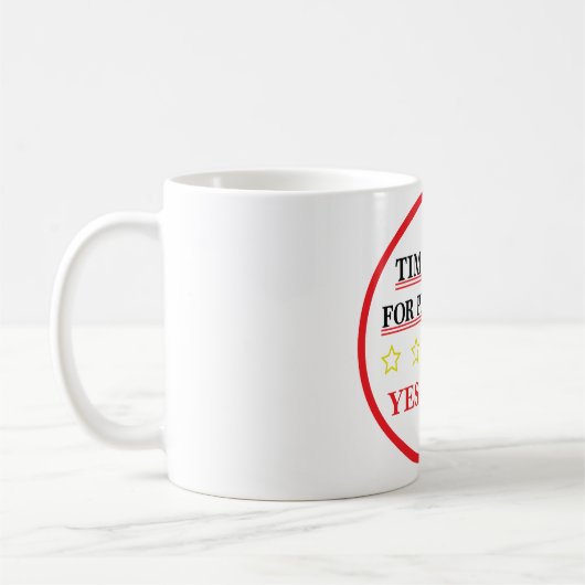 Tim Dillon für Präsidialkampagne Merch Kaffeetasse (Links)
