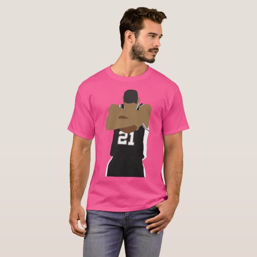 Tim Duncan Ball Hug T-Shirt (Vorne ganz)
