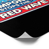 Tim Governor Tim Walz Funny Political Poster (Ecke)