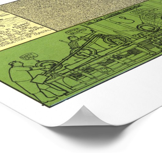 Tim Hunkins Adnams Brewery Poster (Ecke)