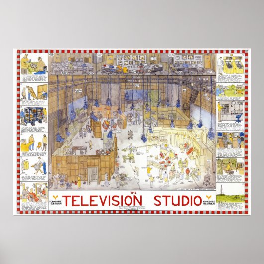 Tim Hunkins Fernsehstudio-Poster Poster (Vorne)