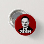 Tim Kaine 2016 Button (Vorne & Hinten)