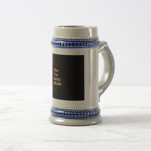 Tim Kelly Show Beer Stein Bierglas (VorderseiteRechts)