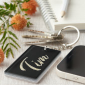 Tim Name whitegold Schlüsselanhänger Anhänger (Vorderseite rechts)