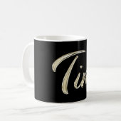 Tim Name whitegold Tasse Teetasse Kaffeetasse (Vorderseite Links)