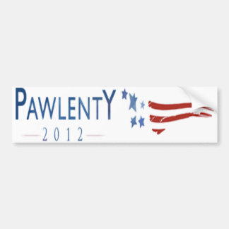 Tim Pawlenty 2012 T-PAW Autoaufkleber