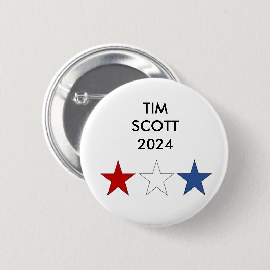 Tim Scott 2024 Präsidentschaftsschaltfläche Button (Vorne & Hinten)