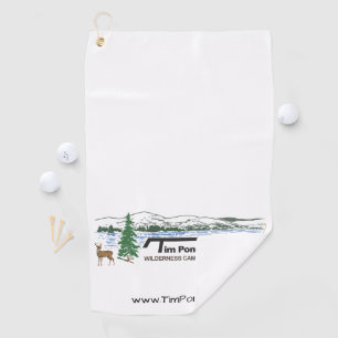 Tim-Teich-Wildnis-Lager-Golf-Tuch Golfhandtuch