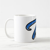 Tim Vorname Name blue Tasse Kaffeetasse (Links)