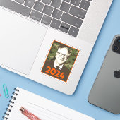 Tim Walz 2024 Hoffnung in Camouflage Aufkleber (Laptop mit iPhone)