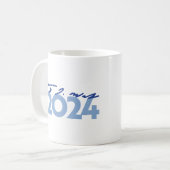 Tim Walz 2024 Unterschrift Kaffeetasse (Vorderseite Links)