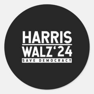 Tim-walz-2024 Wahlen Männer Frauen Kinder Waltz Runder Aufkleber