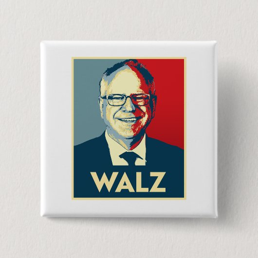 Tim Walz Button (Vorderseite)