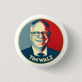 Tim Walz Button (Vorderseite)