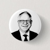 Tim Walz Button (Vorderseite)