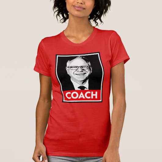 Tim Walz COACH T-Shirt (Vorderseite)