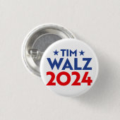 Tim Walz Fan Club Button (Vorne & Hinten)