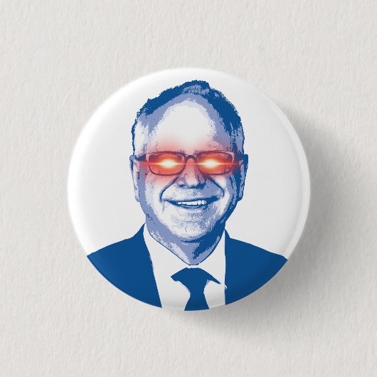 Tim Walz Fan Club Button (Vorderseite)