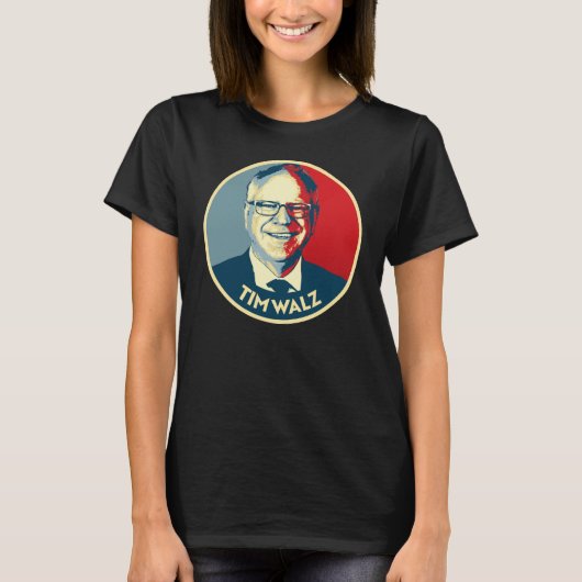 Tim Walz Fan Club T-Shirt (Vorderseite)