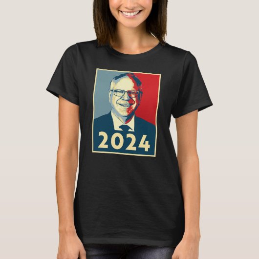 Tim Walz Fan Club T-Shirt (Vorderseite)